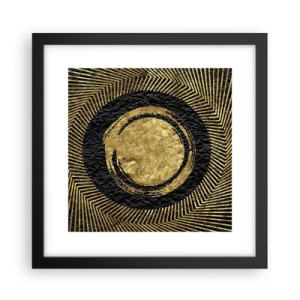 Plakat w czarnej ramie - Kompozycja glamour - 30x30 cm