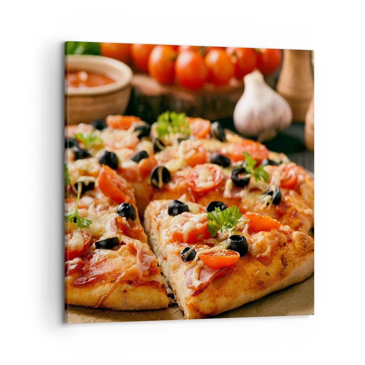 Obraz na płótnie - Znów ci się upiekło - 50x50 cm