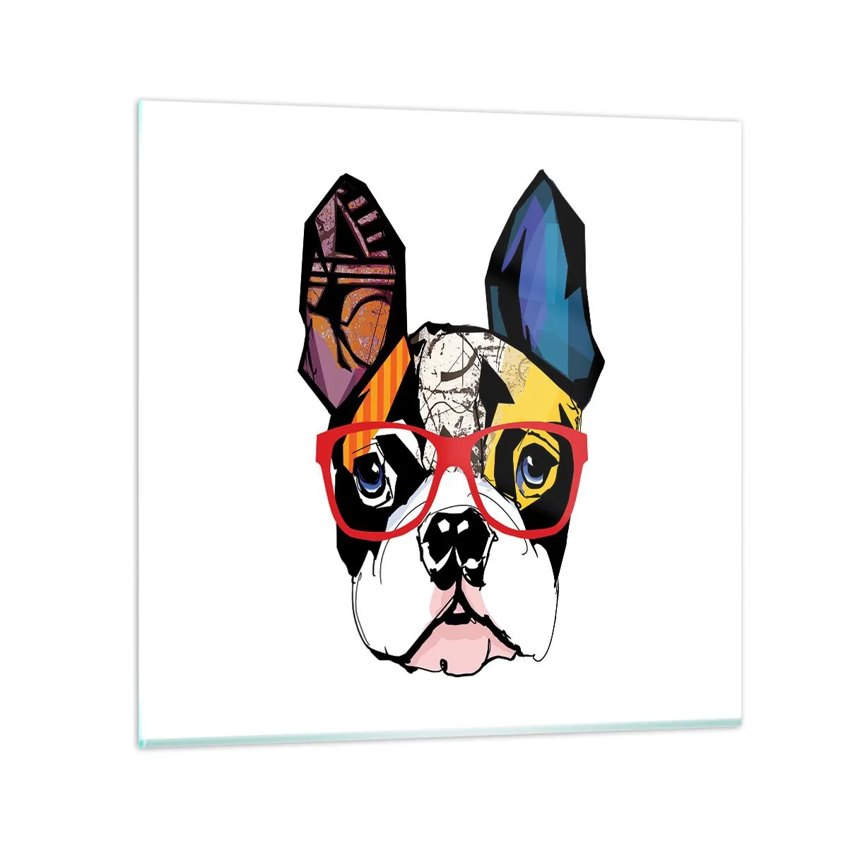 Obraz na szkle - Intelektualista - 70x70 cm