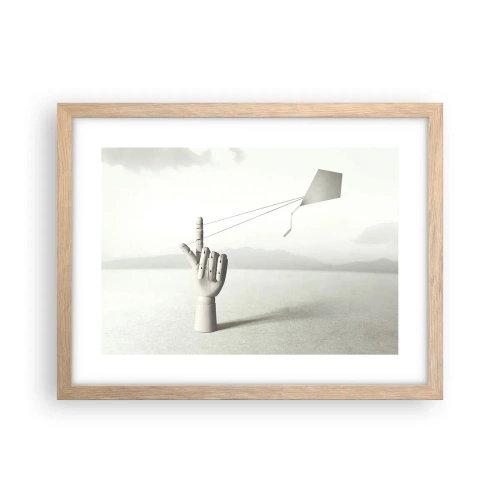 Plakat w ramie jasny dąb - Próba sił - 40x30 cm