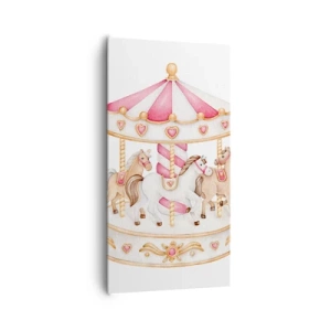 Obraz na płótnie - Słodki świat dzieciństwa - 65x120 cm