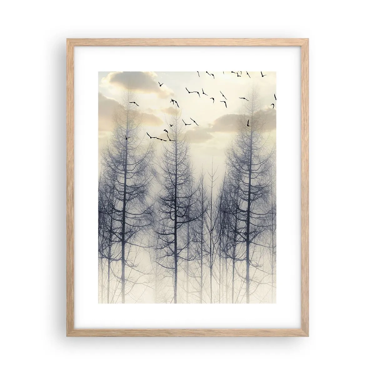 Plakat w ramie jasny dąb - Duchy lasu - 40x50 cm