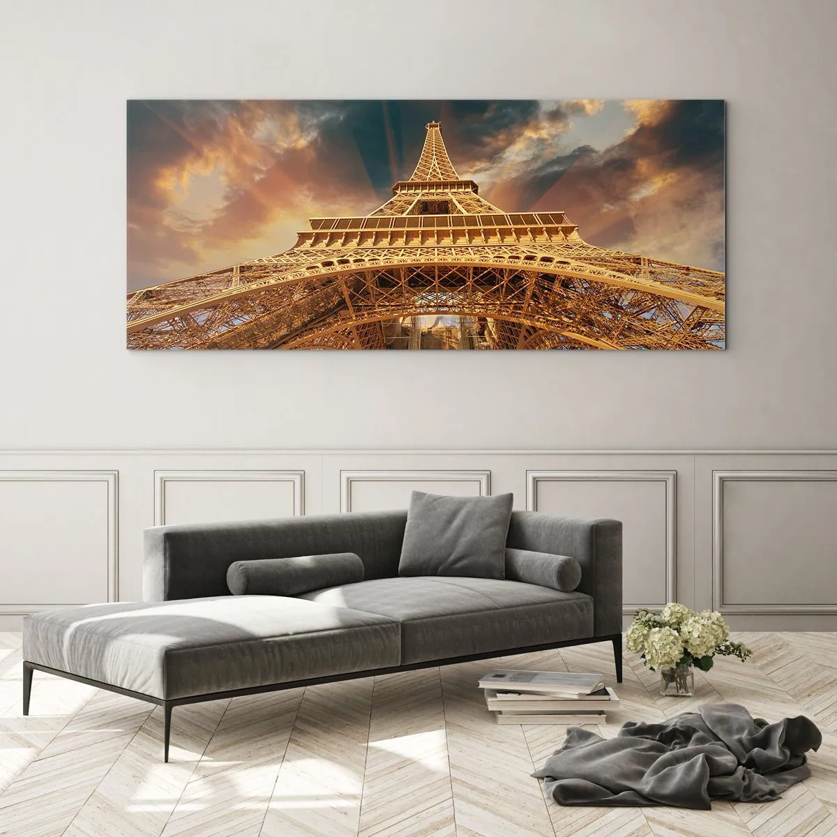 Obraz na szkle - Jak ludzkość sięgnęła nieba - 100x40 cm