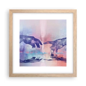 Plakat w ramie jasny dąb - Boska iskra życia - 30x30 cm