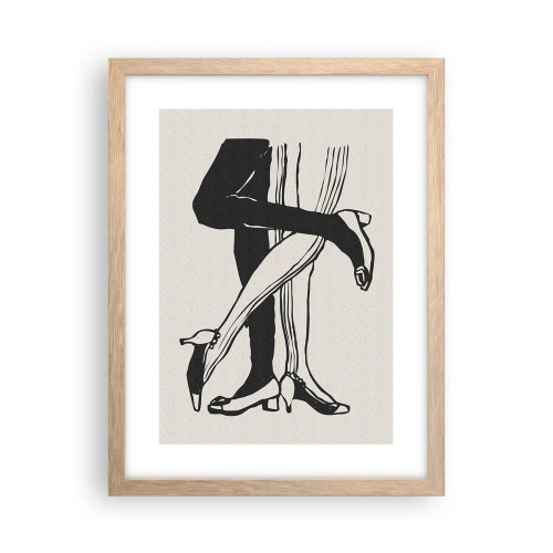 Plakat w ramie jasny dąb - Kobiecy atrybut - 30x40 cm