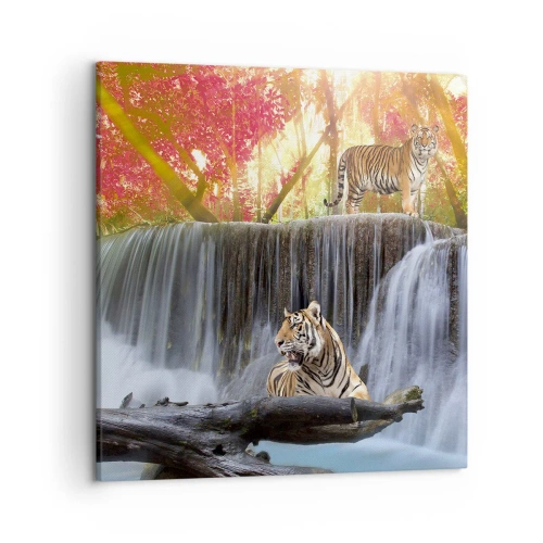 Obraz na płótnie - Pejzaż surrealistyczny - 50x50 cm