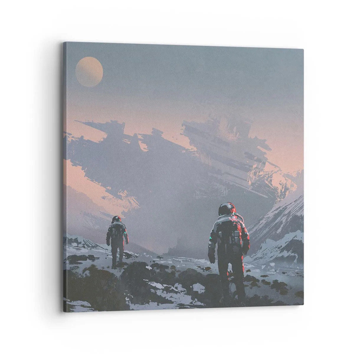 Obraz na płótnie - Pod nieznaną gwiazdą - 70x70 cm