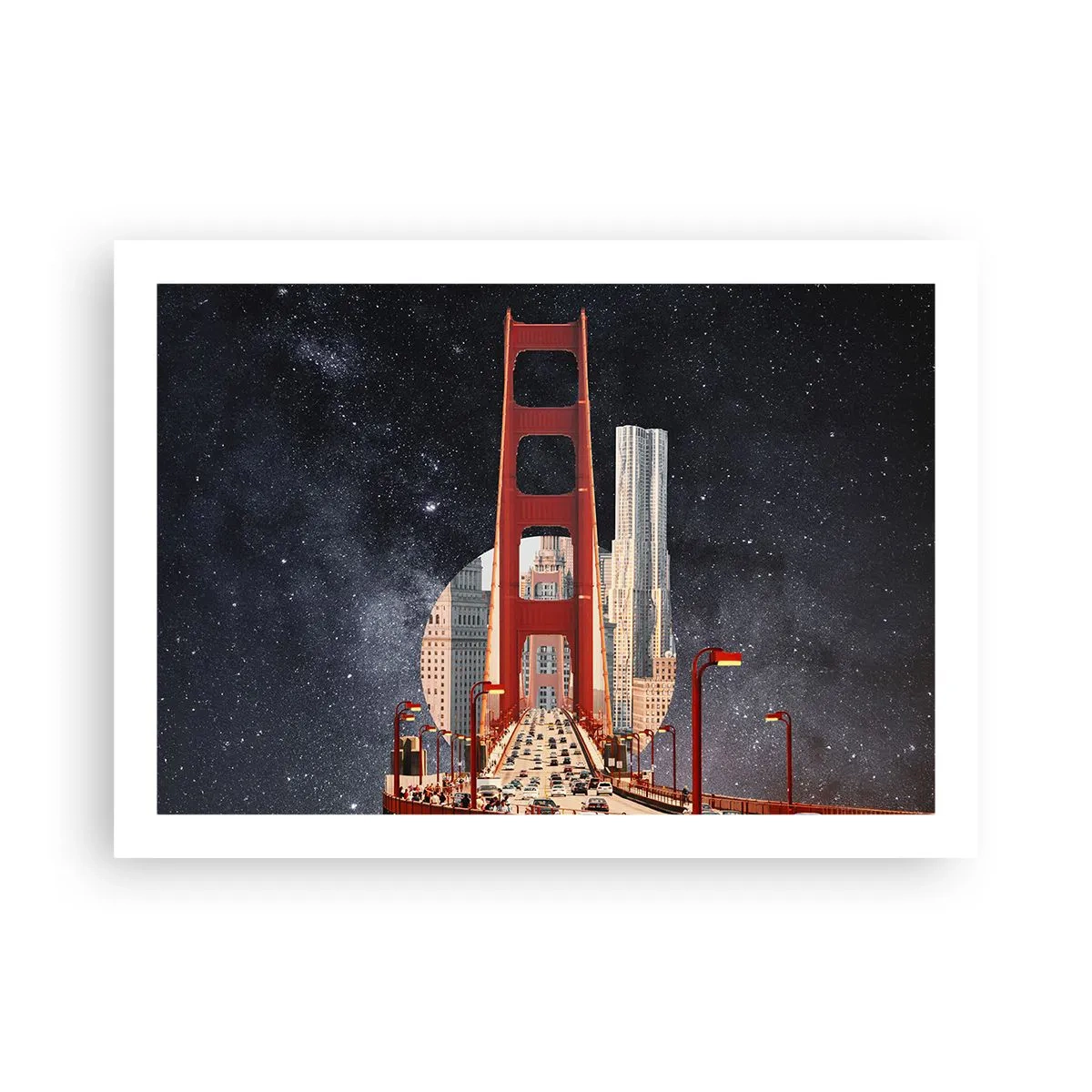 Plakat - Zawsze w centrum - 70x50 cm