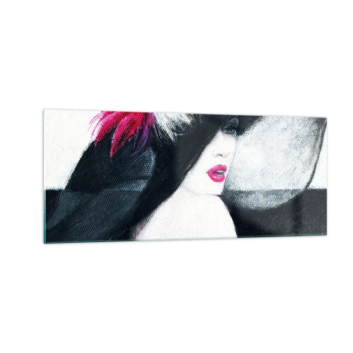 Obraz na szkle - Zawsze tajemnica - 100x40 cm