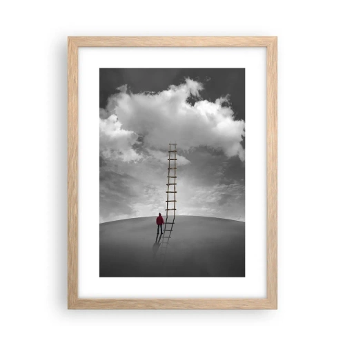 Plakat w ramie jasny dąb - Wszystko możliwe - 30x40 cm