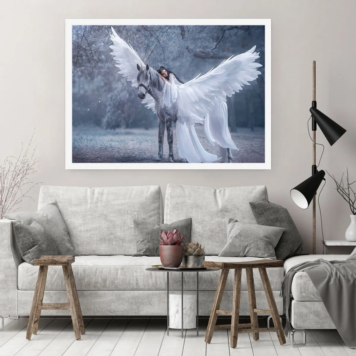 Plakat - Natchniona chwila - 91x61 cm