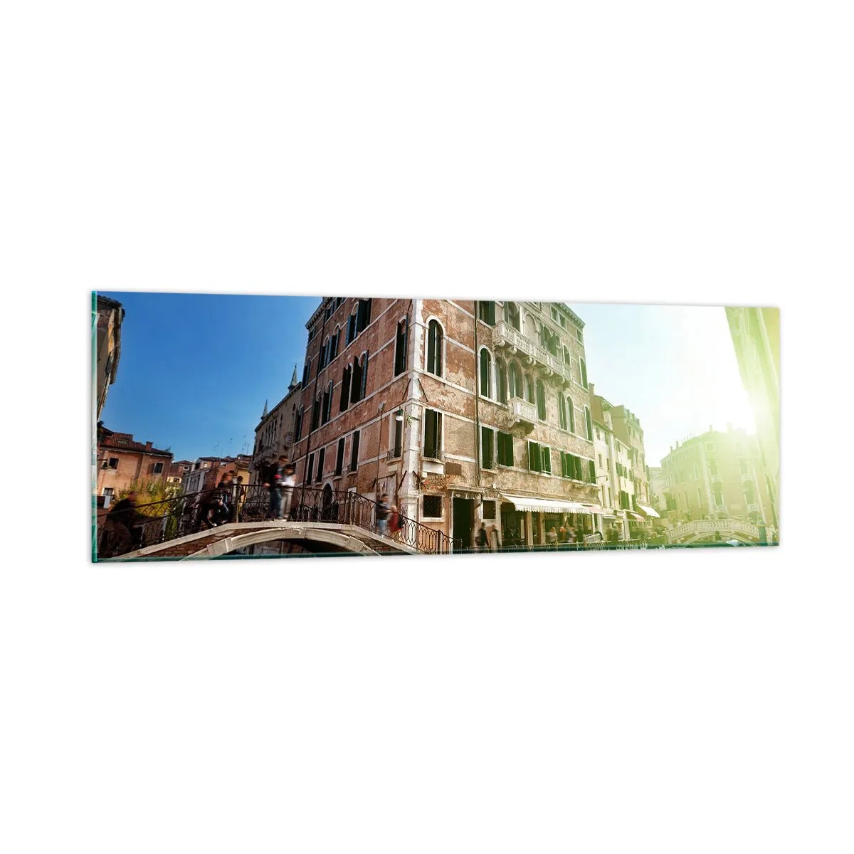 Obraz na szkle - Wenecja - Amore Mio - 90x30 cm