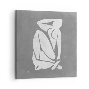 Obraz na płótnie - W zamyśleniu - 60x60 cm