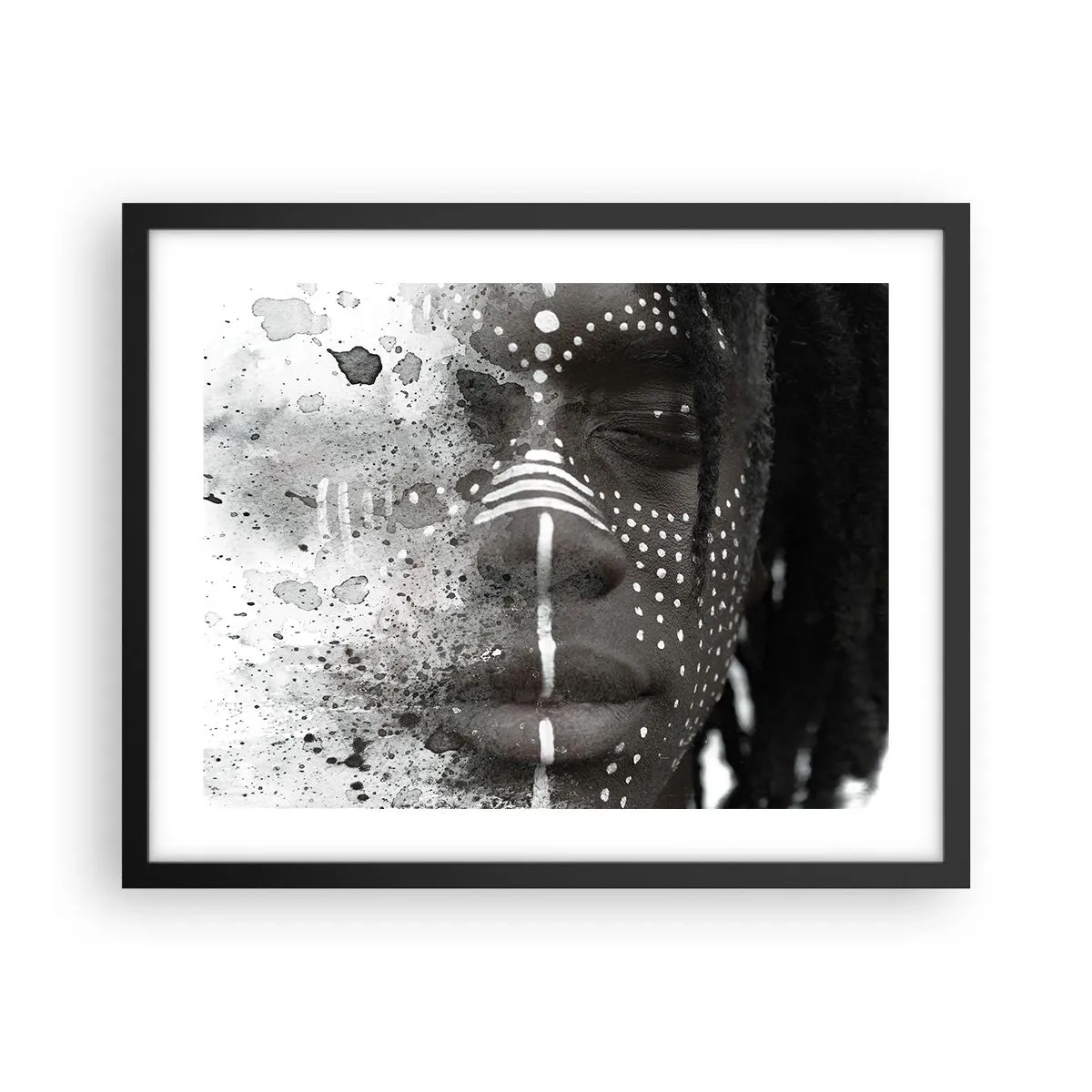 Plakat w czarnej ramie - Odkryj pierwotnego ducha - 50x40 cm
