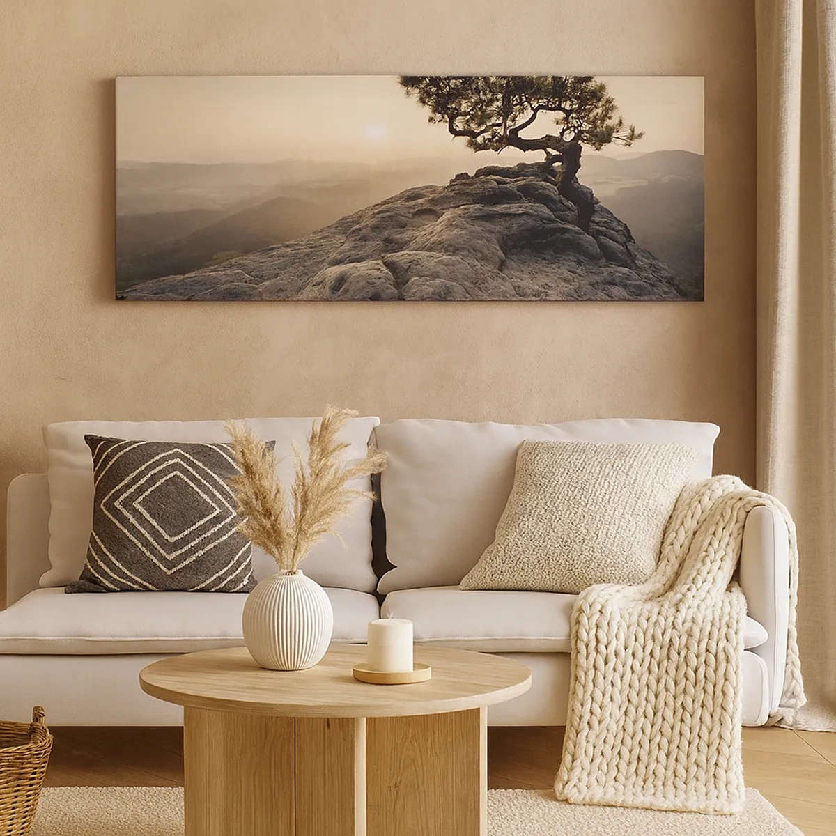 Obraz na płótnie - Życie zawsze zwycięża - 30x30 cm