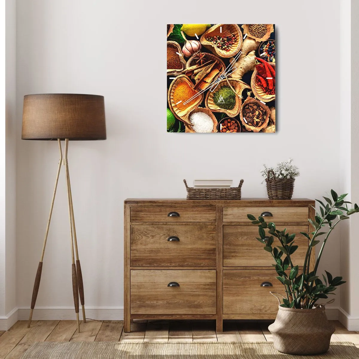 Zegar ścienny - Bierz, co chcesz - 30x30 cm