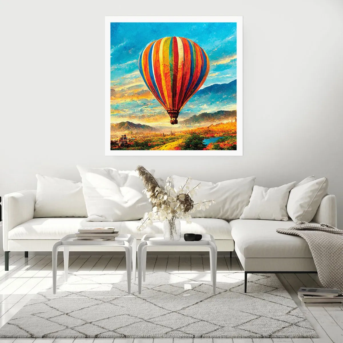 Plakat - W ciszy widać więcej - 60x60 cm