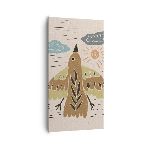 Obraz na płótnie - Radosny lot - 65x120 cm