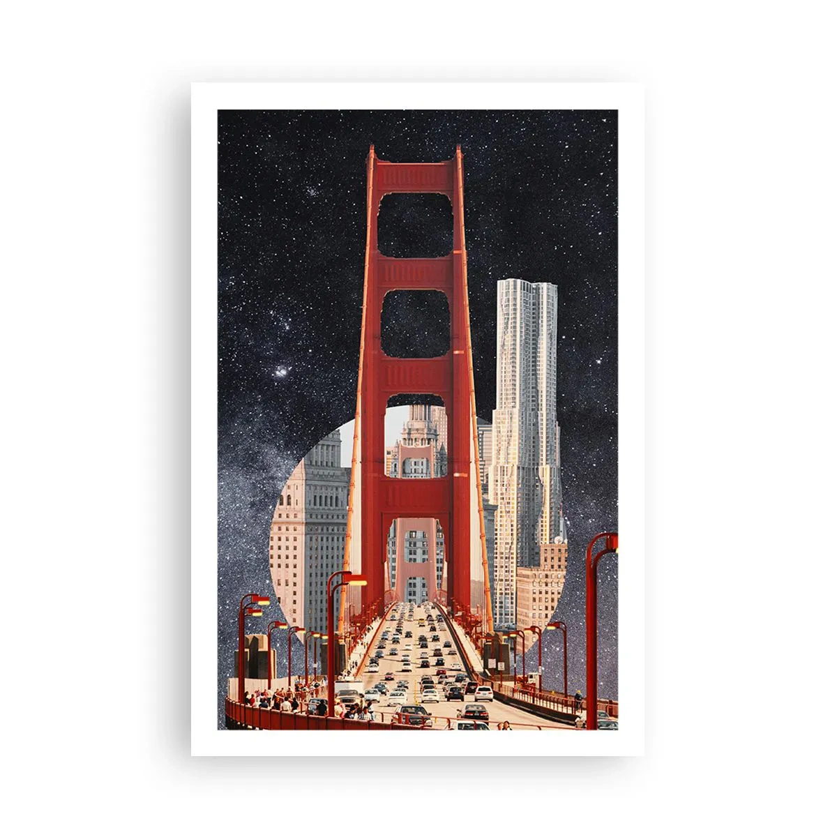 Plakat - Zawsze w centrum - 61x91 cm