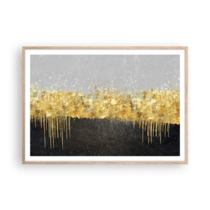 Plakat w ramie jasny dąb - W głąb i ku górze - 100x70 cm