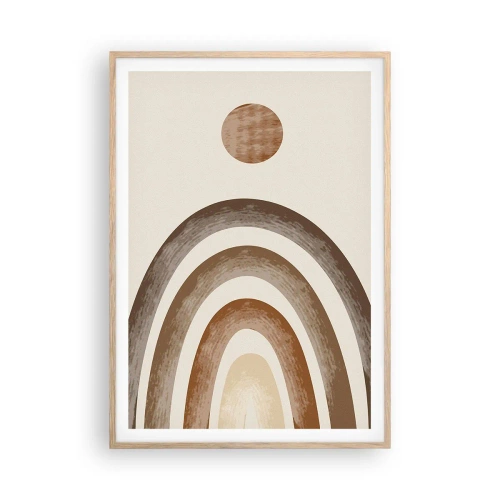 Plakat w ramie jasny dąb - W odległej galaktyce - 70x100 cm