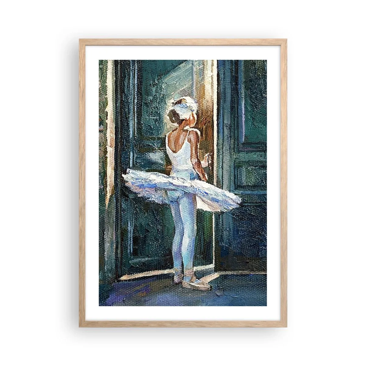 Plakat w ramie jasny dąb - Przed popisem - 50x70 cm