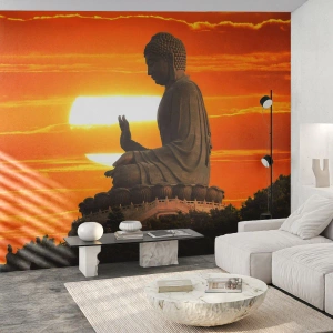 Fototapeta Samoprzylepna Deluxe Sticker - Bez strachu przed światem - Azja, Budda, Kultura - 100x70 cm