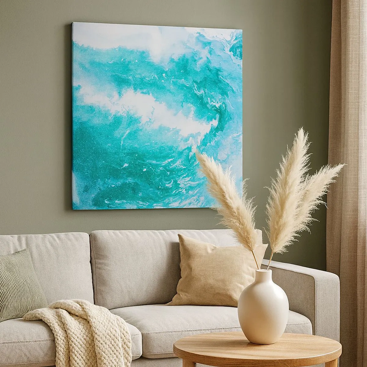 Obraz na płótnie - W jądrze żywiołu - 30x30 cm