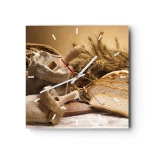 Zegar ścienny - Jak nożem uciął - 40x40 cm