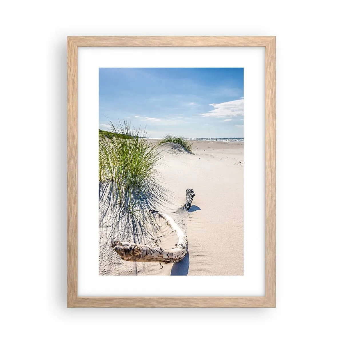 Plakat w ramie jasny dąb - Najpiękniejsza? Bałtycka - 30x40 cm