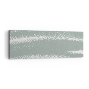 Obraz na płótnie - Abstrakcja w zimowym klimacie - 90x30 cm