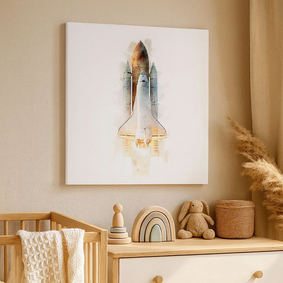 Obraz na płótnie - Odkrywcy na start - 30x30 cm