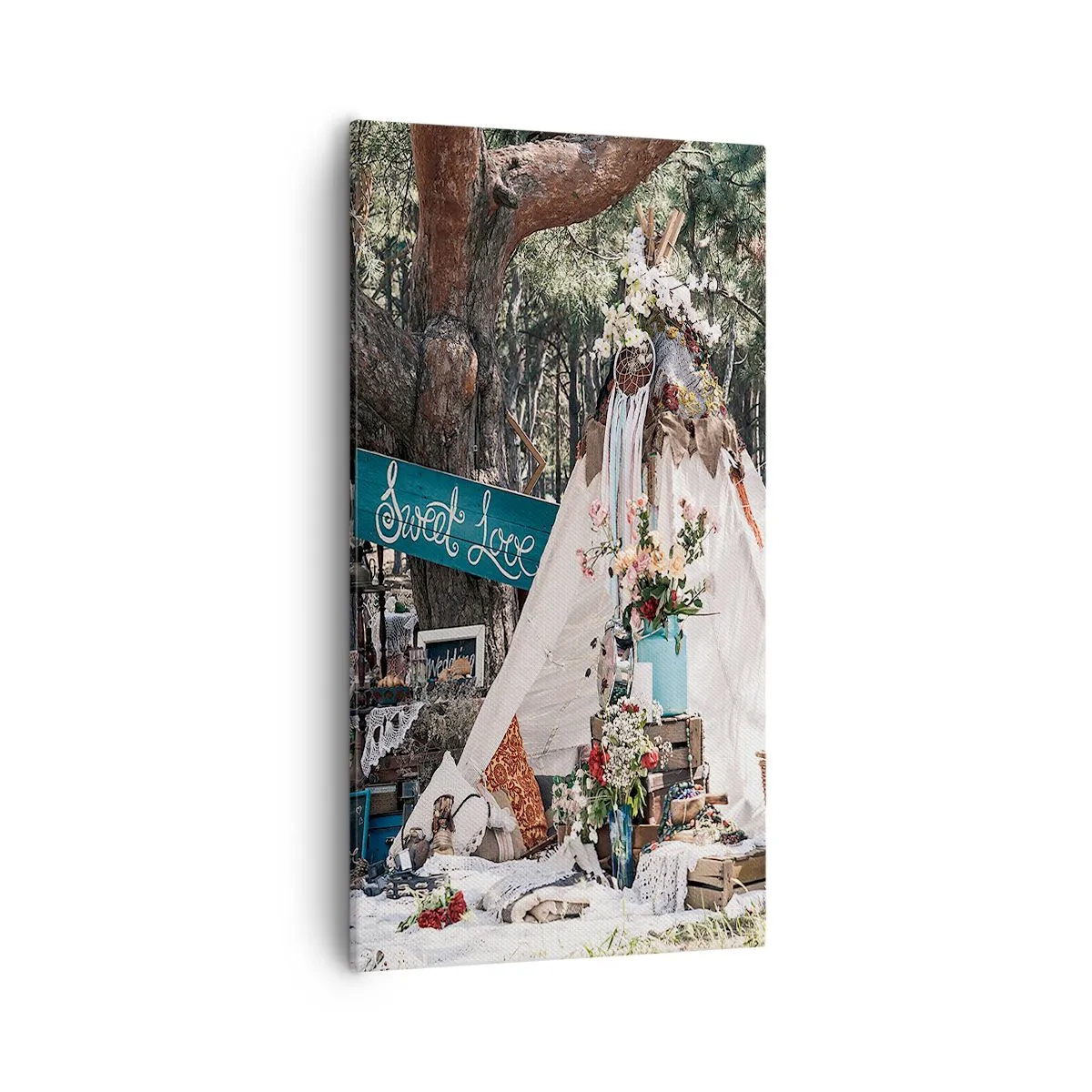 Obraz na płótnie - Make love… - 55x100 cm