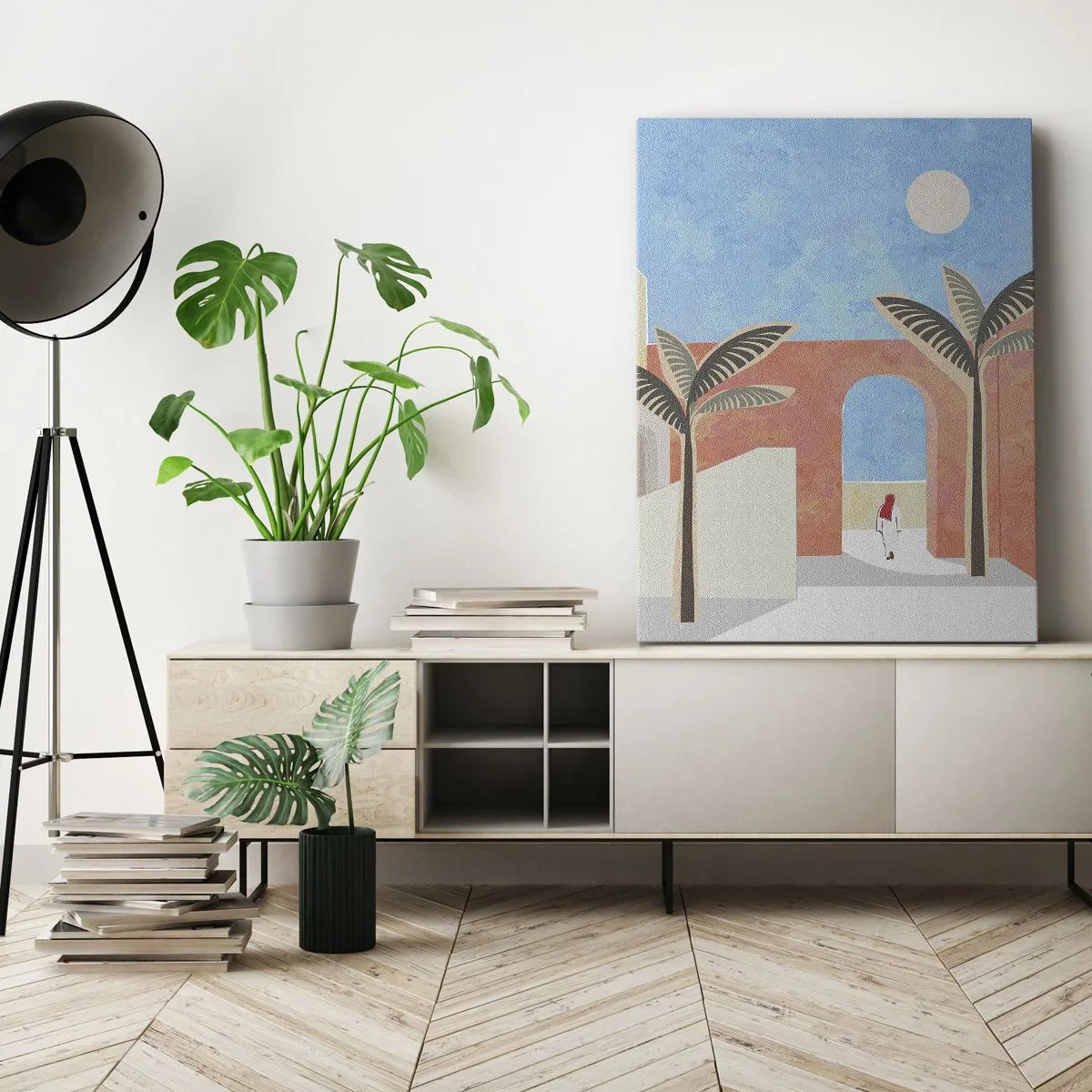 Obraz na płótnie - Arabski dzień - 45x80 cm