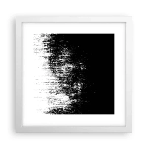 Plakat w białej ramie - I zwycięzcą jest… - 30x30 cm