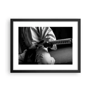 Plakat w czarnej ramie - Dusza wojownika - 40x30 cm