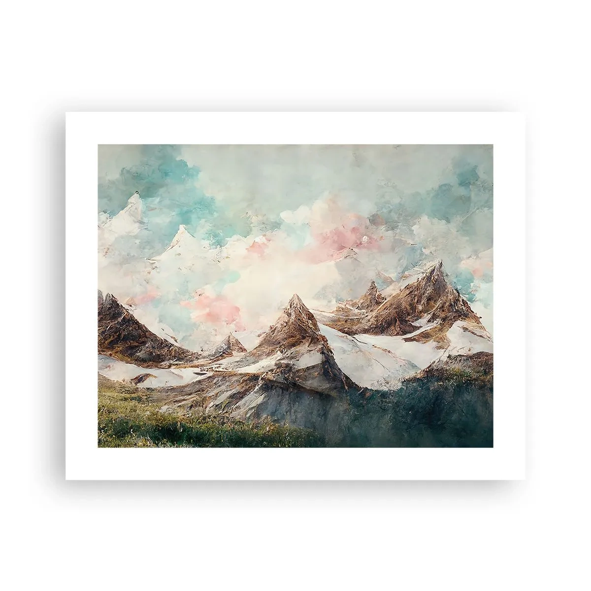 Plakat - Skalne ostrza - 50x40 cm