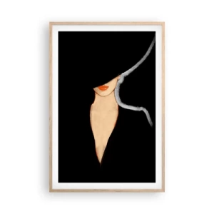 Plakat w ramie jasny dąb - Elegancja i styl - 61x91 cm