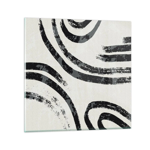 Obraz na szkle - W pół zatrzymany - 30x30 cm