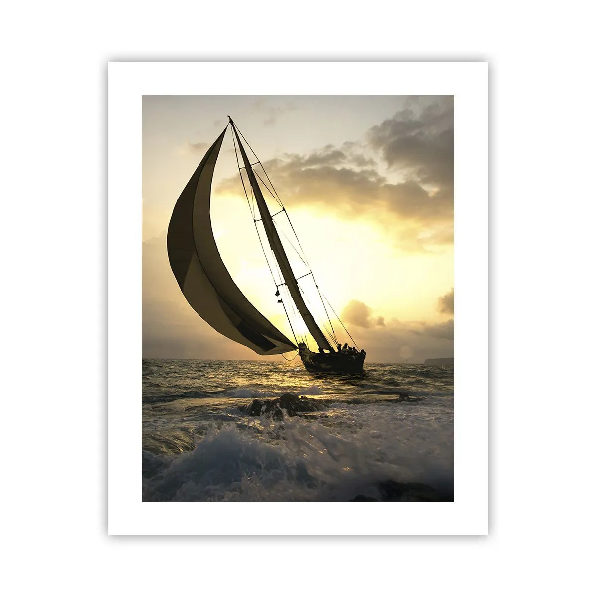 Plakat - Z wiatrem i pod wiatr - 40x50 cm