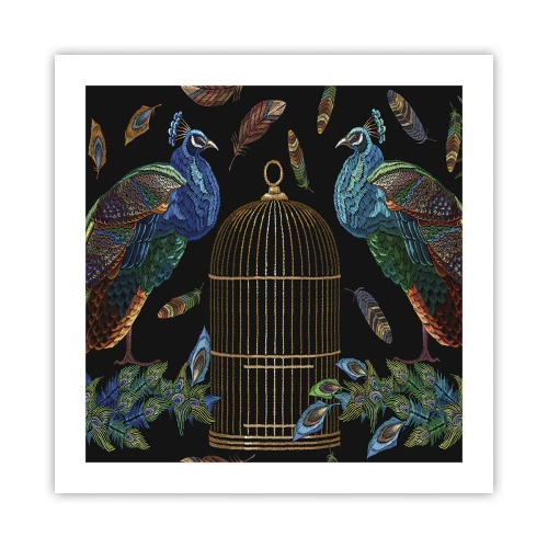 Plakat - W królewskich szatach - 50x50 cm