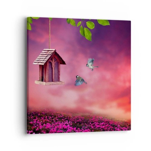 Obraz na płótnie - Zaproszenie na kolację - 40x40 cm