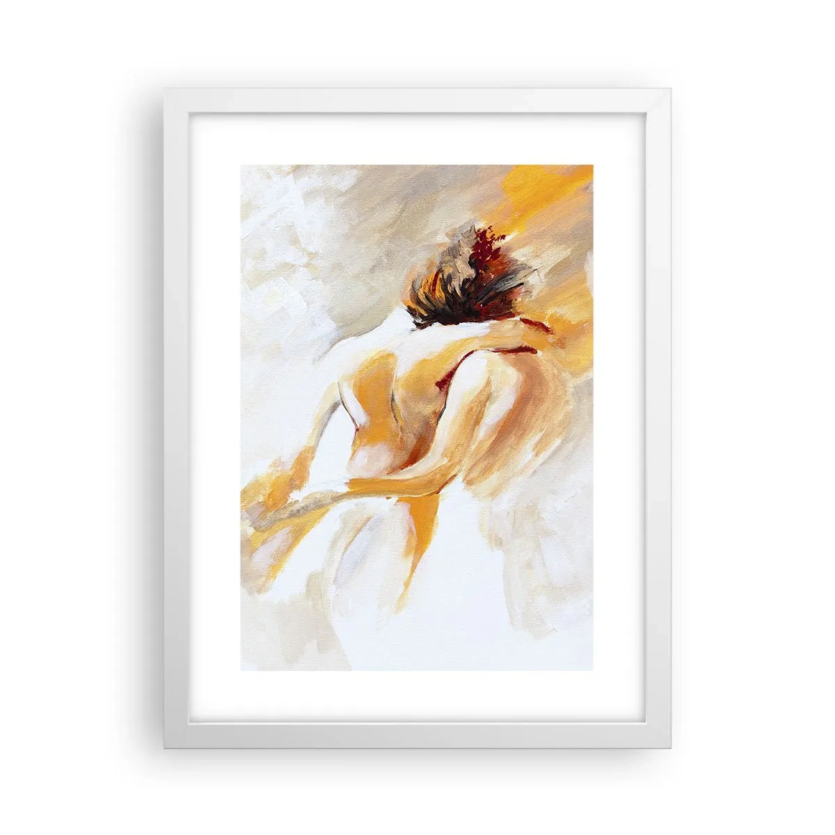 Plakat w białej ramie - W niebie bliskości - 30x40 cm