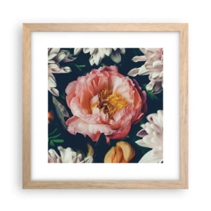 Plakat w ramie jasny dąb - Z barokowym przepychem - 30x30 cm