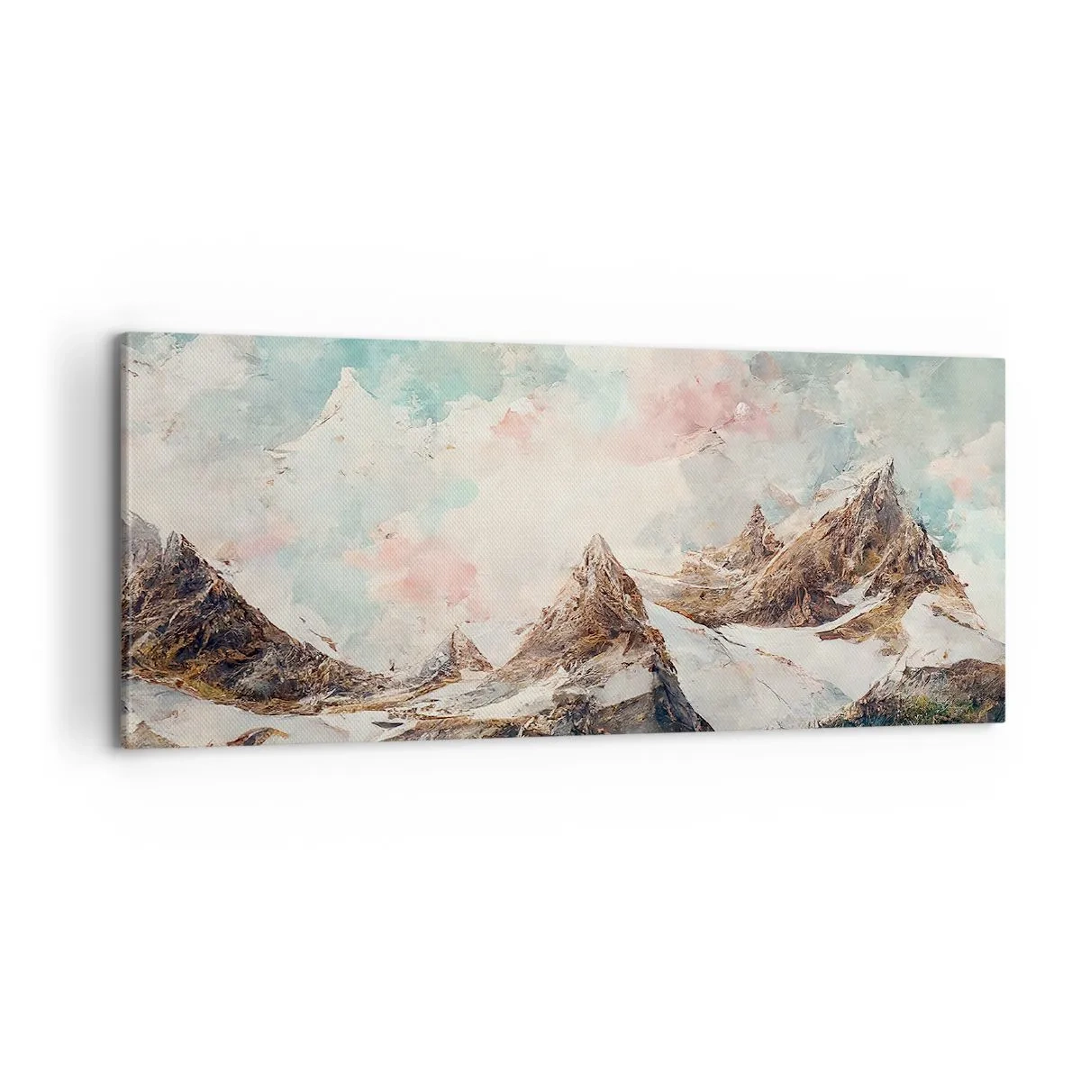 Obraz na płótnie - Skalne ostrza - 100x40 cm