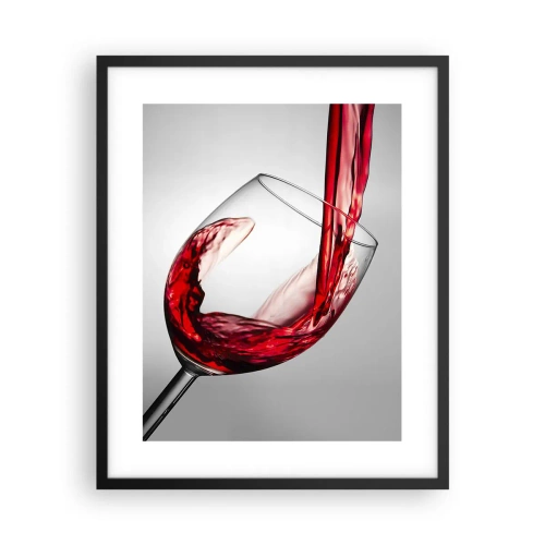 Plakat w czarnej ramie - Barwa - ruch - dźwięk - 40x50 cm