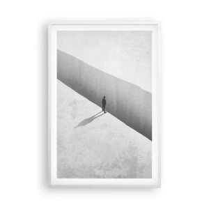 Plakat w białej ramie - Jasny cel - 61x91 cm