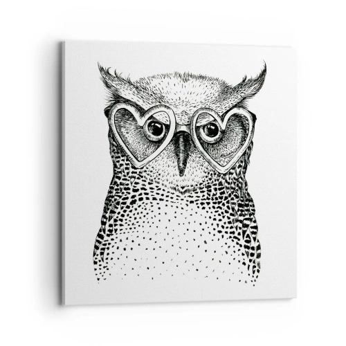 Obraz na płótnie - Mądrze i z miłością - 70x70 cm