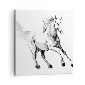 Obraz na płótnie - Nieujarzmiona dusza - 60x60 cm