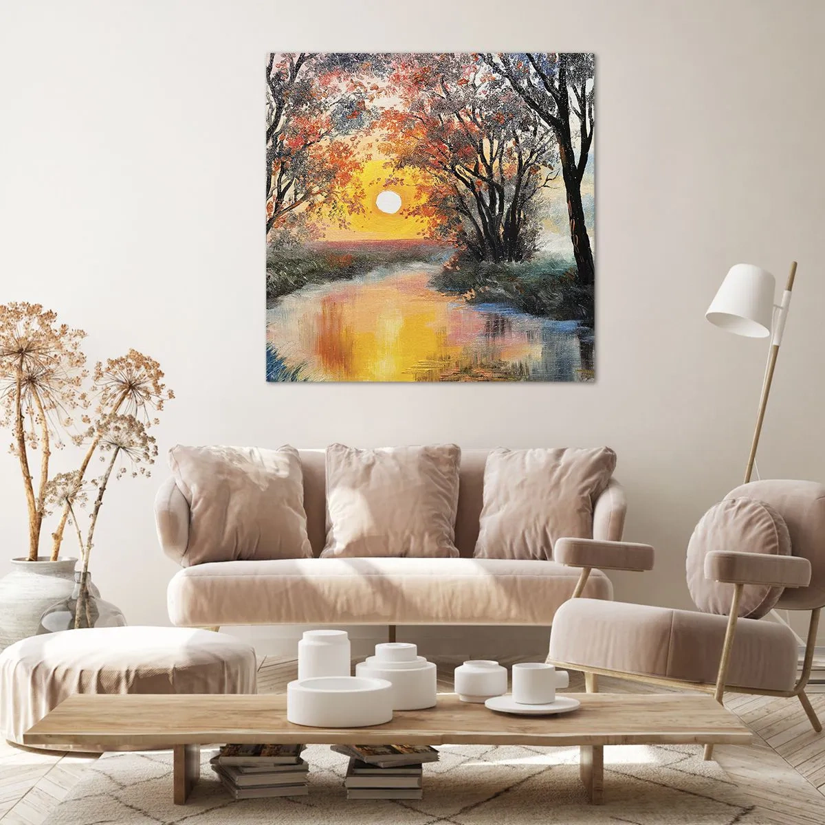 Obraz na płótnie - Jesienne klimaty - 60x60 cm